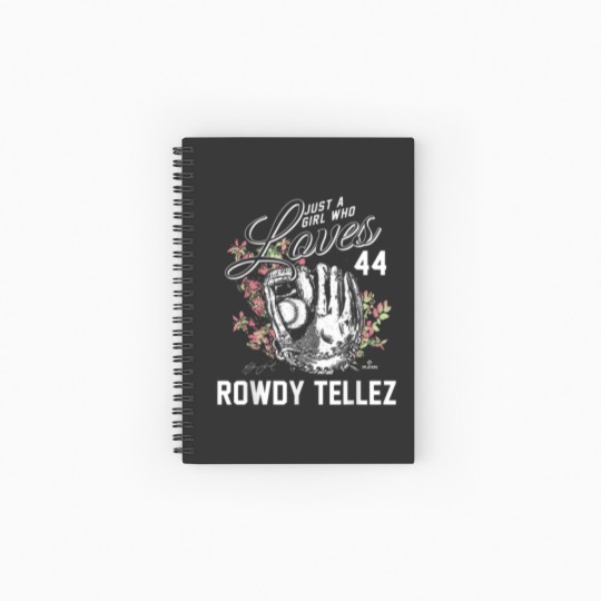 Discover Just a Girl who Loves Rowdy Tellez Spiral Notebooks   Ruled Line