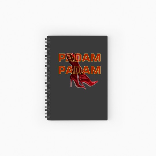 Discover PADAM PADAM Red Fierce Boots Short Sleeve Spiral Notebooks   Ruled Line