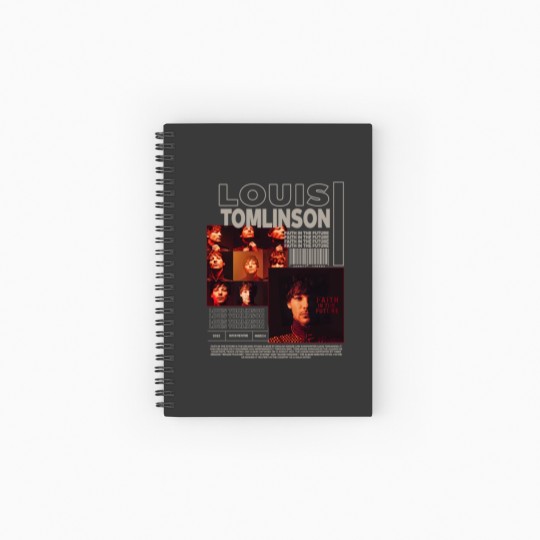 Discover Louis Tomlinson Vintage Spiral Notebooks   Ruled Line, Louis Tomlinson Faith