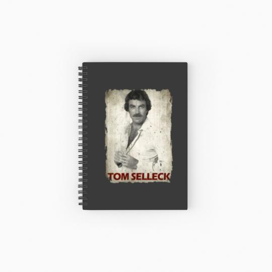 Discover Tom Selleck - Tom Selleck - Spiral Notebooks   Ruled Line