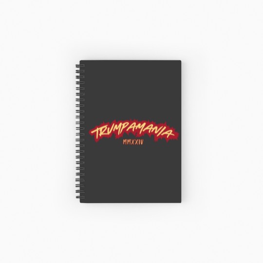 Discover Trumpamania 2024 Spiral Notebooks   Ruled Line, Trumpamania MMXXIV, Trump for President 2024 Spiral Notebooks   Ruled Line