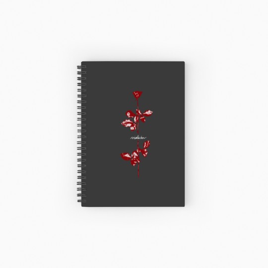 Discover Violator Red - Depeche Mode Spiral Notebooks   Ruled Line