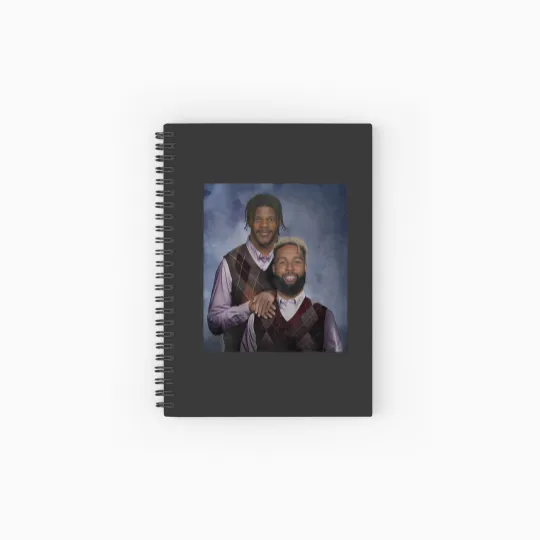 Discover Lamar Jackson OBJ Odell Beckham Jr Baltimore Football Spiral Notebooks   Ruled Line