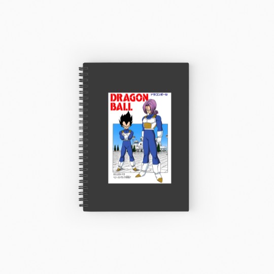 Discover DBZ Vegeta & Trunks Manga Cover Spiral Notebooks   Ruled Line