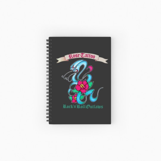 Discover Rose Tattoo Spiral Notebooks   Ruled Line