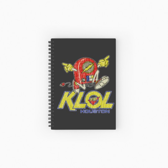 Discover KLOL FM Houston 1970 Spiral Notebooks   Ruled Line