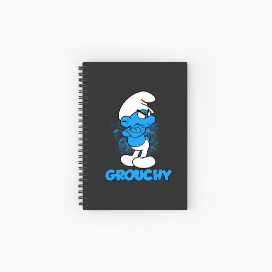 Discover Grouchy Smurf - Grouchy - Spiral Notebooks   Ruled Line