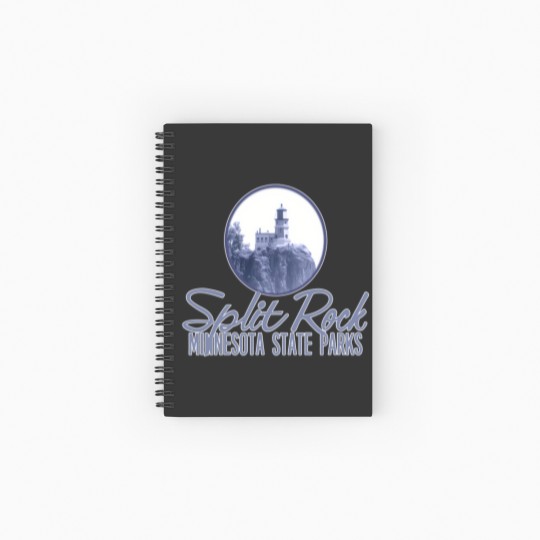Discover Split Rock Lighthouse Spiral Notebooks   Ruled Line
