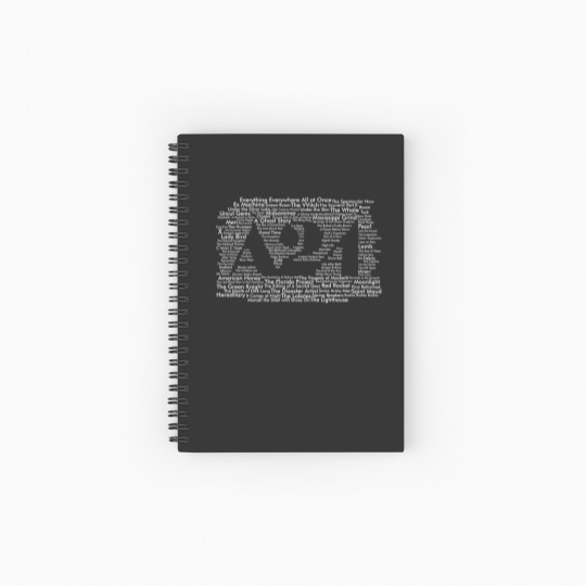 Discover A24 Spiral Notebooks   Ruled Line, Every A24 Film Ever Made on One Spiral Notebooks   Ruled Line