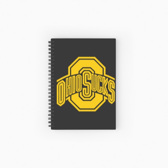 Discover Ohio Sucks Spiral Notebooks   Ruled Line for Michigan Wolverine fans
