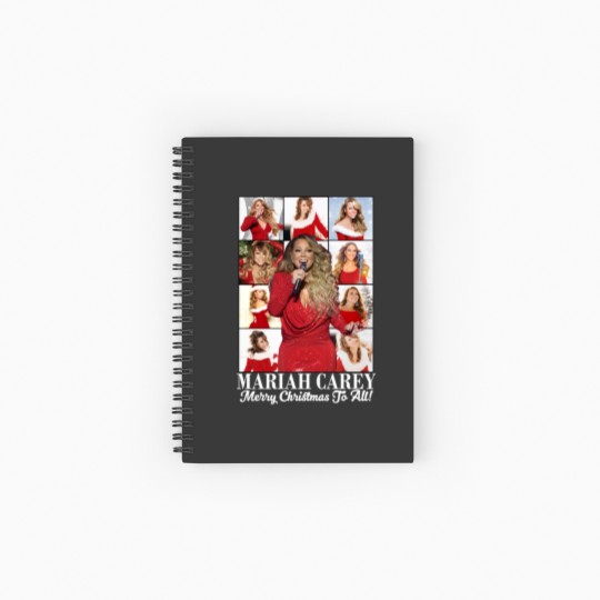 Discover Mariah Carey Christmas Spiral Notebooks - Merry Christmas One and All Tour 2023