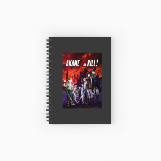 Discover Akame Ga Kill Anime Spiral Notebooks   Ruled Line