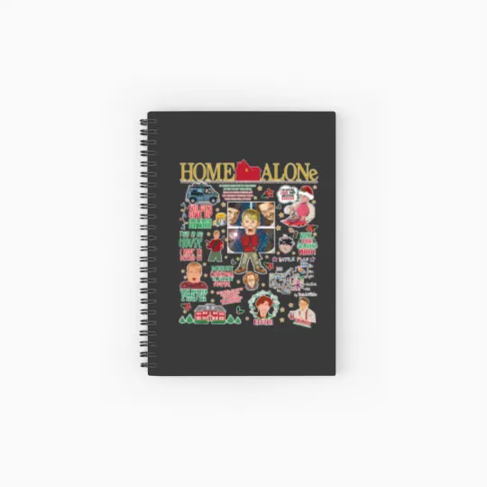 Discover Spiral Notebook - Home Alone Theme - 90s Christmas Movie