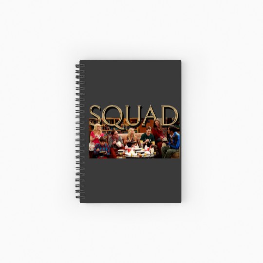 Discover Big Bang Theory Squad Spiral Notebooks   Ruled Line, Funny Big Bang Theory Fan Spiral Notebooks   Ruled Line