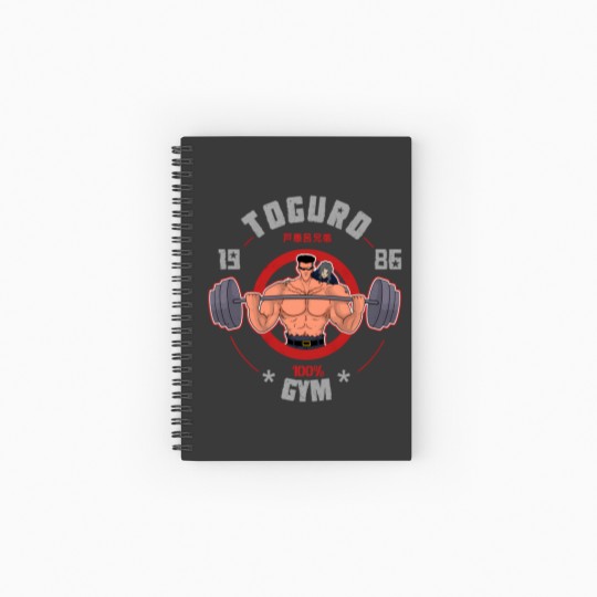 Discover Toguro Gym Spiral Notebooks   Ruled Line