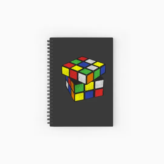 Discover Original Rubik's Cube Spiral Notebooks   Ruled Line