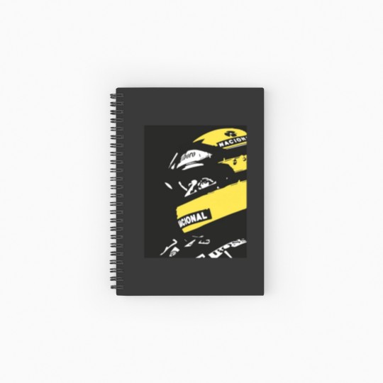 Discover Ayrton Sennaa drawing Spiral Notebooks   Ruled Line