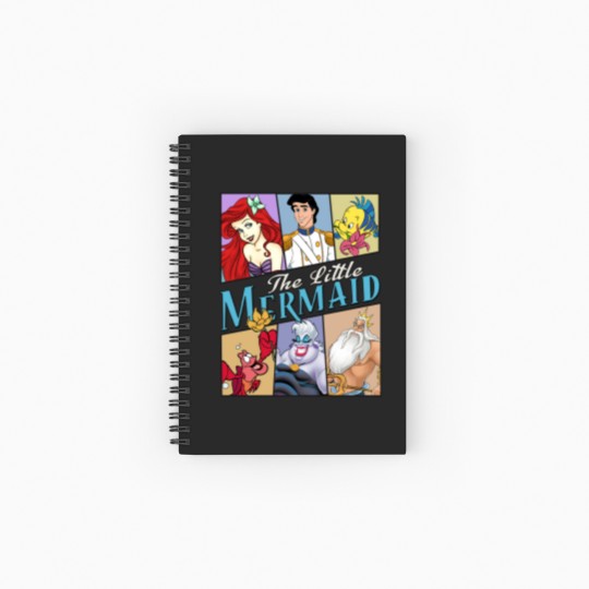 Discover Vintage Little Mermaid  Spiral Notebooks   Ruled Line