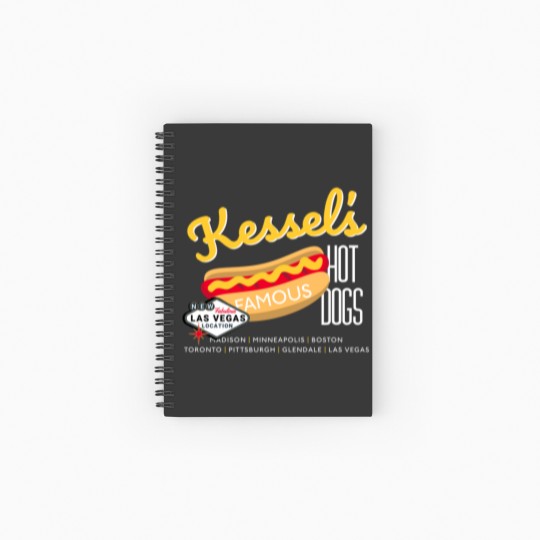 Discover Kessel's Famous Hot Dogs Essential Spiral Notebooks   Ruled Line
