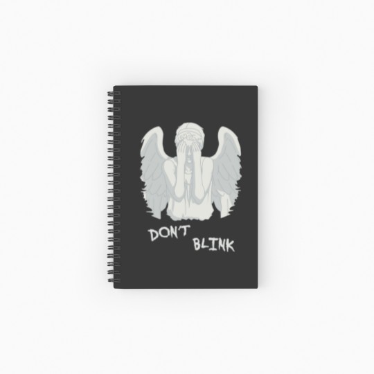 Discover Don't blink - Weeping Angels Spiral Notebooks   Ruled Line