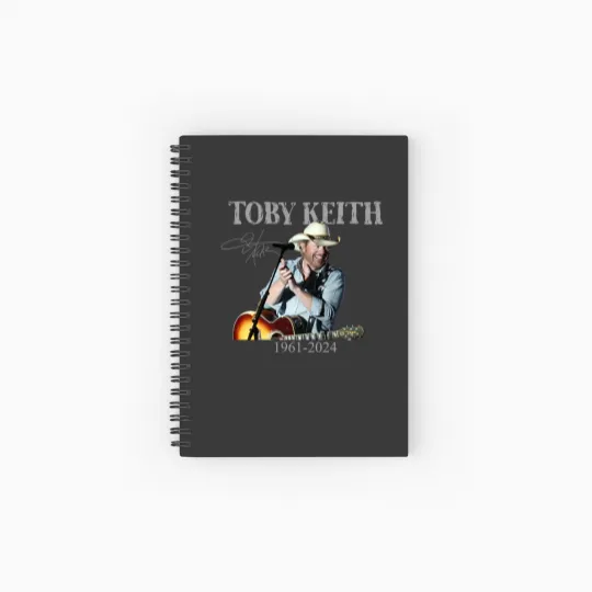 Discover Toby Keith Singer Spiral Notebooks   Ruled Line