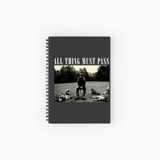 Discover George Musician All Thing Must Pass Harrison Third Studio Album English Rock Musician Harrison Spiral Notebooks   Ruled Line