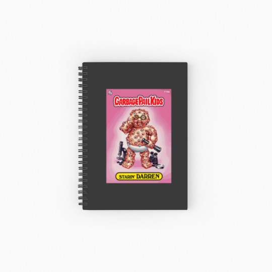 Discover Garbage Pail Kids - Starin' Darren Vector Spiral Notebooks   Ruled Line