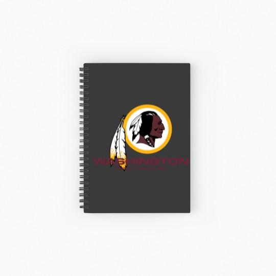 Discover Washington Redskin Spiral Notebooks   Ruled Line