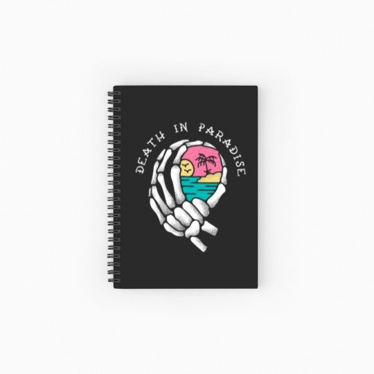 Discover Death-In-Paradise-- Spiral Notebooks   Ruled Line