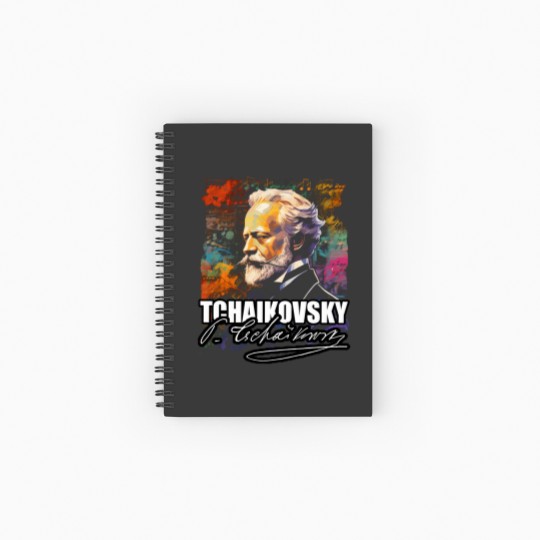 Discover music tchaikovsky Spiral Notebooks   Ruled Line