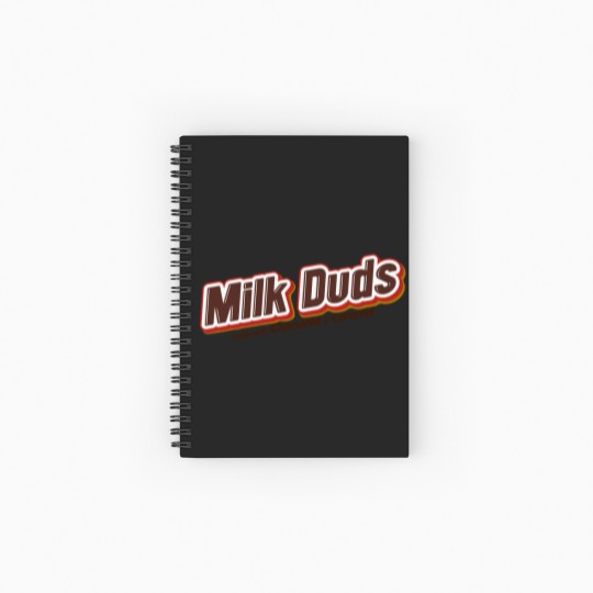 Discover MILK DUDS Logo Merch MILK DUDS Logo Merch Spiral Notebooks   Ruled Line