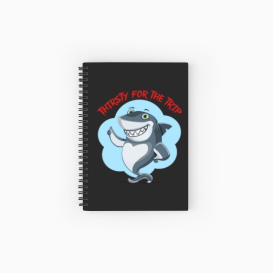 Discover Hungry shark Spiral Notebooks   Ruled Line