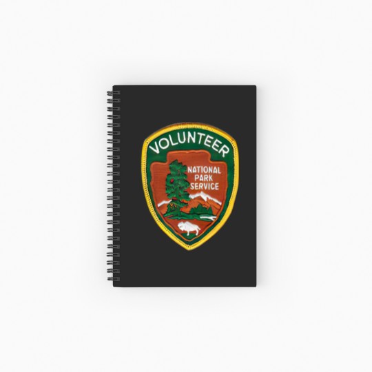 Discover U S National Park Service Volunteer Spiral Notebooks   Ruled Line