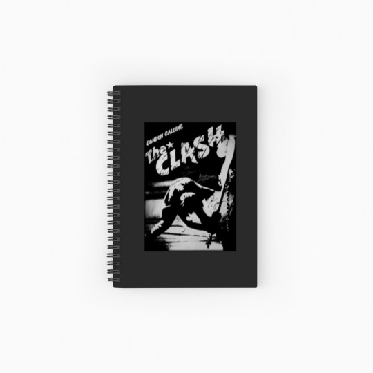 Discover The Clash Spiral Notebooks   Ruled Line, London Calling Clash Vintage Unisex Spiral Notebooks   Ruled Line