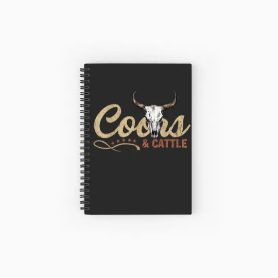 Discover Coor And Cattles Rodeo Western Cowboy Howdy Lover Spiral Notebooks   Ruled Line