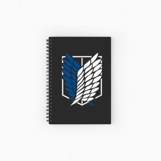 Discover Shingeki no kyojin logo Spiral Notebooks   Ruled Line