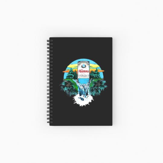 Discover Hamm's Beer 1970s Spiral Notebooks   Ruled Line