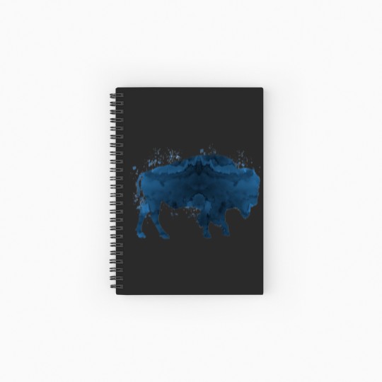 Discover Buffalo / Bison Spiral Notebooks   Ruled Line