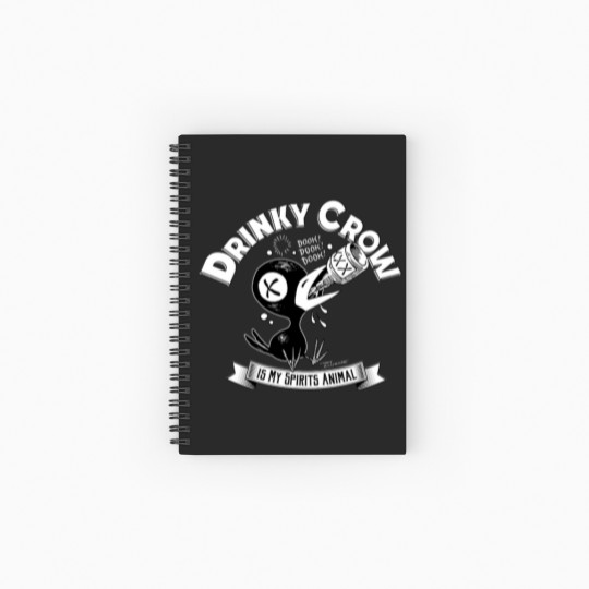 Discover Drinky Crow Team Spiral Notebooks   Ruled Line