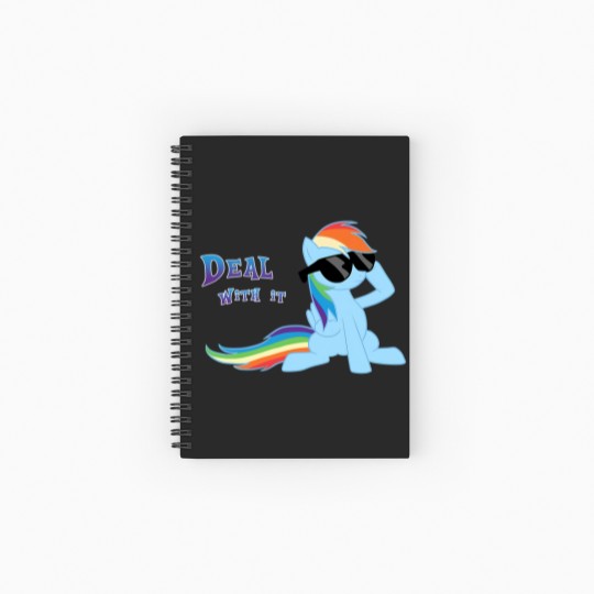 Discover My Little Pony MLP Spiral Notebooks   Ruled Line - Rainbow Dash Deal