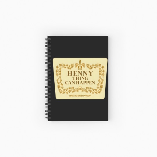 Discover Henny Thing Can Happen Label Family Chrismast Present Gift Spiral Notebooks   Ruled Line