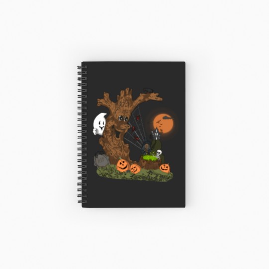 Discover 564 Spooky Pals Spookyville  Cute Awesome Halloween Treat Spiral Notebooks - Ruled Line
