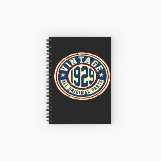 Discover Vintage 1929 All Original Parts Spiral Notebooks   Ruled Line