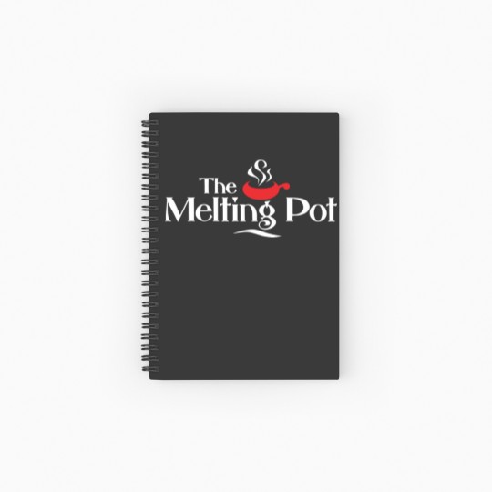 Discover The Melting Pot Spiral Notebooks   Ruled Line