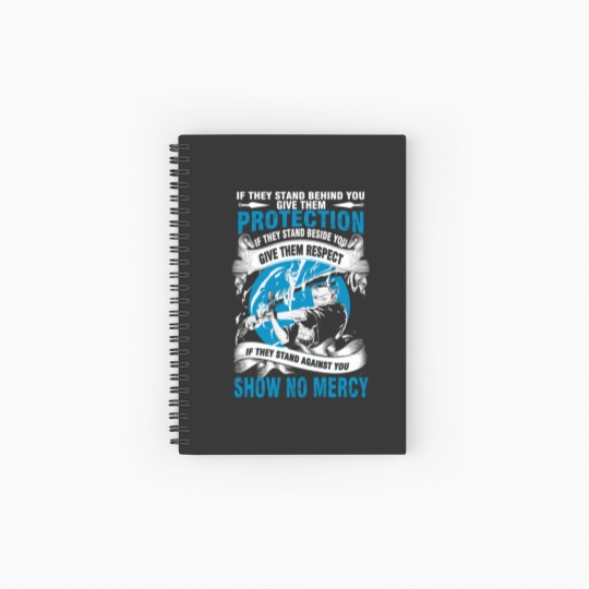 Discover One piece - Protect them if they stand behind yo Spiral Notebooks   Ruled Line