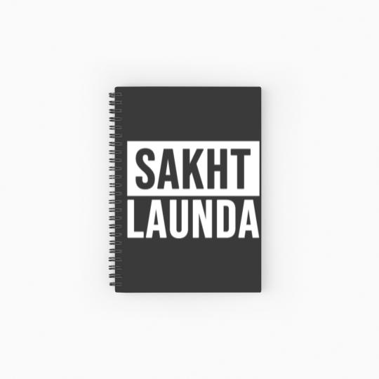 Discover Sakht Launda - The Souled Store Zakir Khan Spiral Notebooks   Ruled Line
