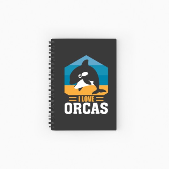 Discover Orca whale gift Spiral Notebooks   Ruled Line
