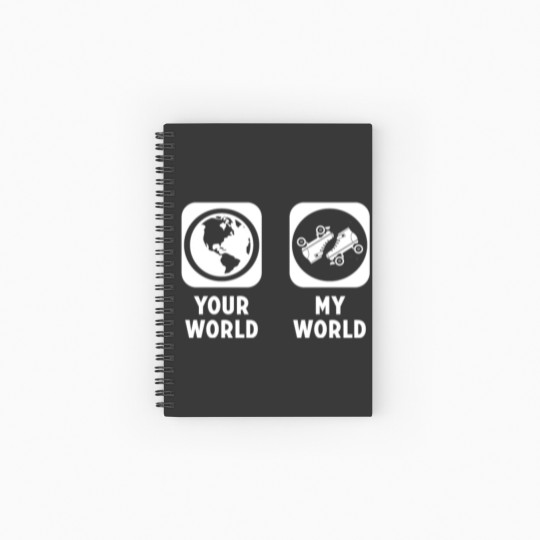 Discover Skating Spiral Notebooks   Ruled Line