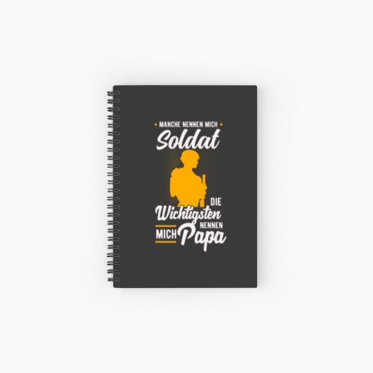 Discover Soldier Soldiers Military Union Gift Gift Idea Spiral Notebooks   Ruled Line