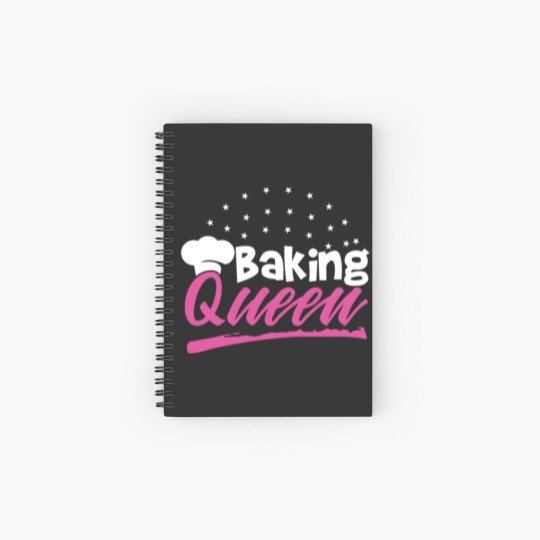 Discover Baking Queen Spiral Notebooks   Ruled Line